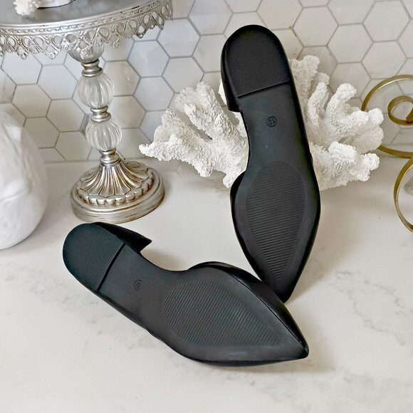 NWOB JOURNEE BLACK FLATS SZ 10 - Picture 3 of 4